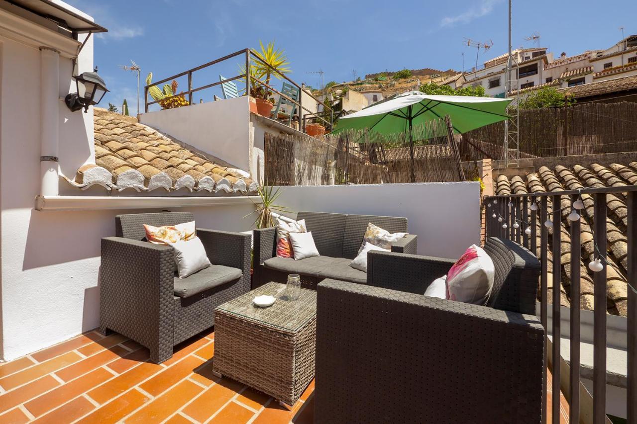 Coqueto Apartamento Duplex Con Terraza Privada Y Parking Granada Kültér fotó